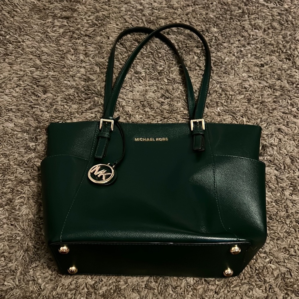 Michael Kors Dark green purse